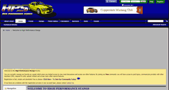 Desktop Screenshot of highperformancestangs.com